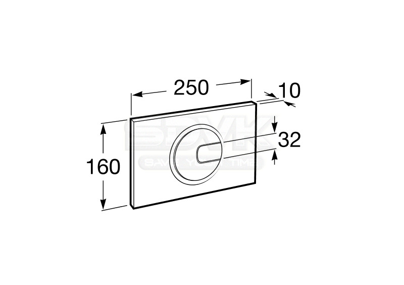 Кнопки для инсталляции Roca Pro PL4 7890098001 4708₽