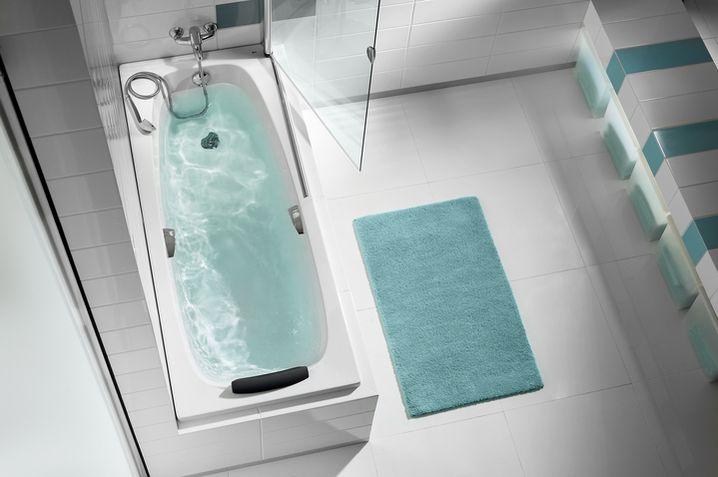 Акриловая ванна Roca Sureste 160x70 прямоугольная, с отверстиями для ручек, белая ZRU9302787, размер 160x70, цвет белый Z.RU93.0.278.7 - фото 3