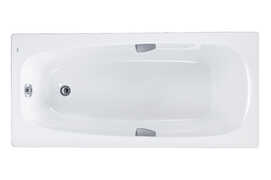 Акриловая ванна Roca Sureste 160x70 прямоугольная, с отверстиями для ручек, белая ZRU9302787