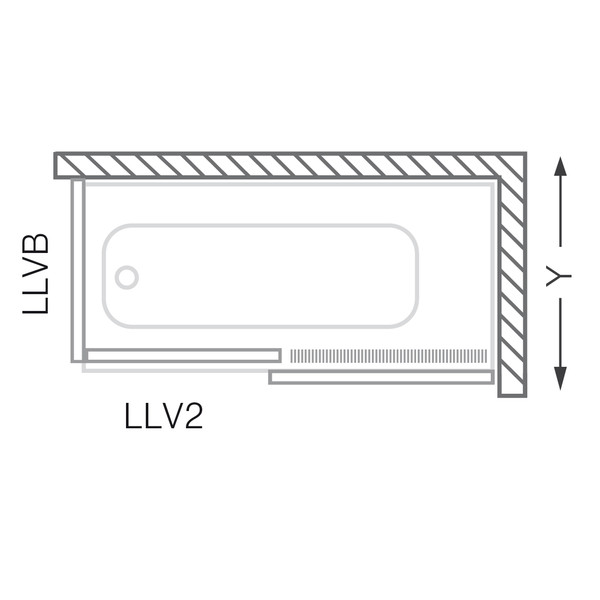 Шторка для ванны Roth LLVB/700 573-7000000-00-02, цвет хром LLVB/700 573-7000000-00-02 - фото 3