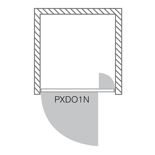 Душевые двери Roth PROXIMA PXDO1N 525-1000000-00-02, цвет хром - фото 3