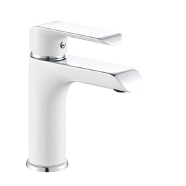 Смеситель для раковины Rose R2101F белый, хром