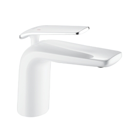 Смеситель для раковины Rose R3901F белый, хром