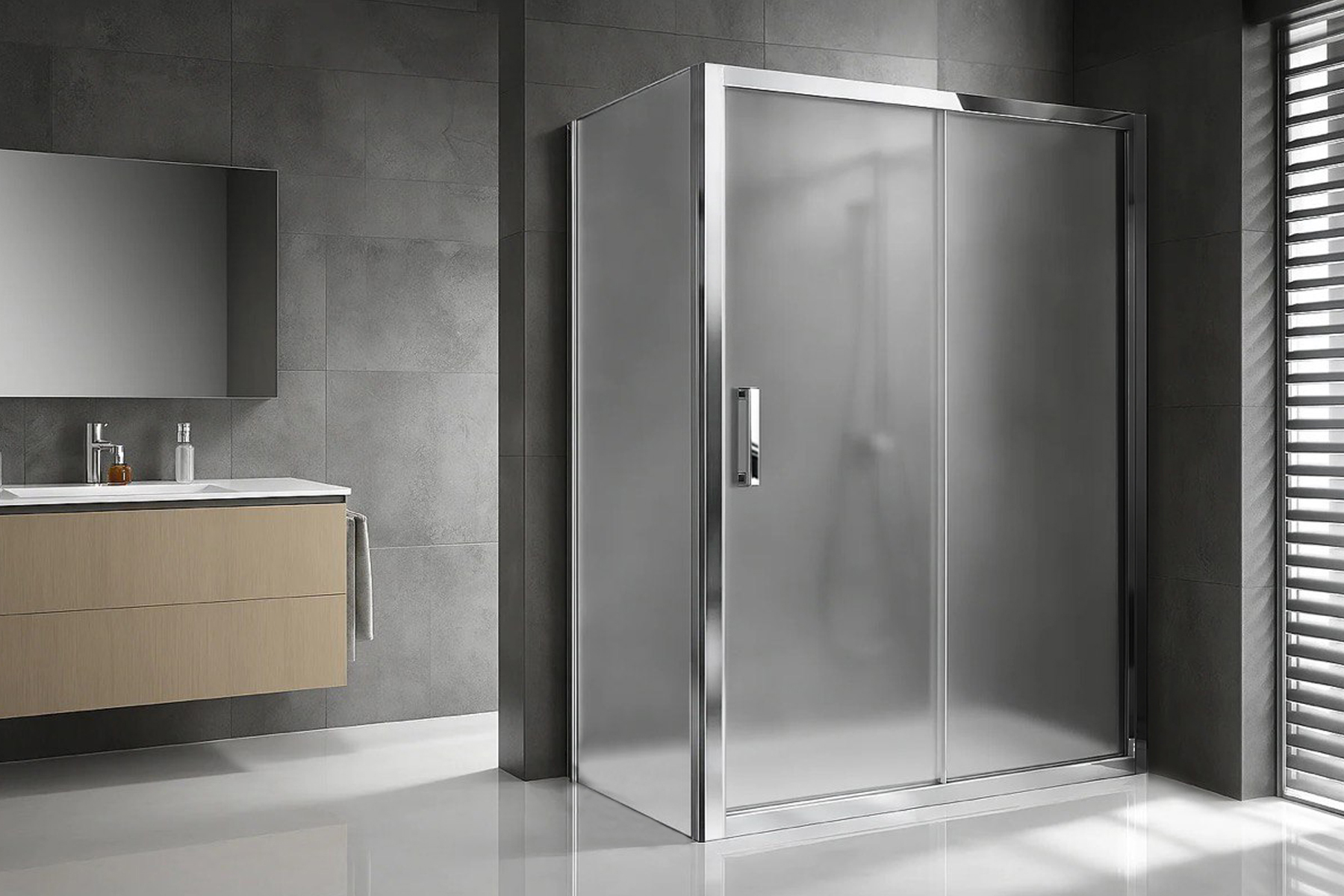 Душевой уголок Royal Bath Accord 150х85 RB 85150HPS-C-CH стекло матовое профиль хром 52405₽