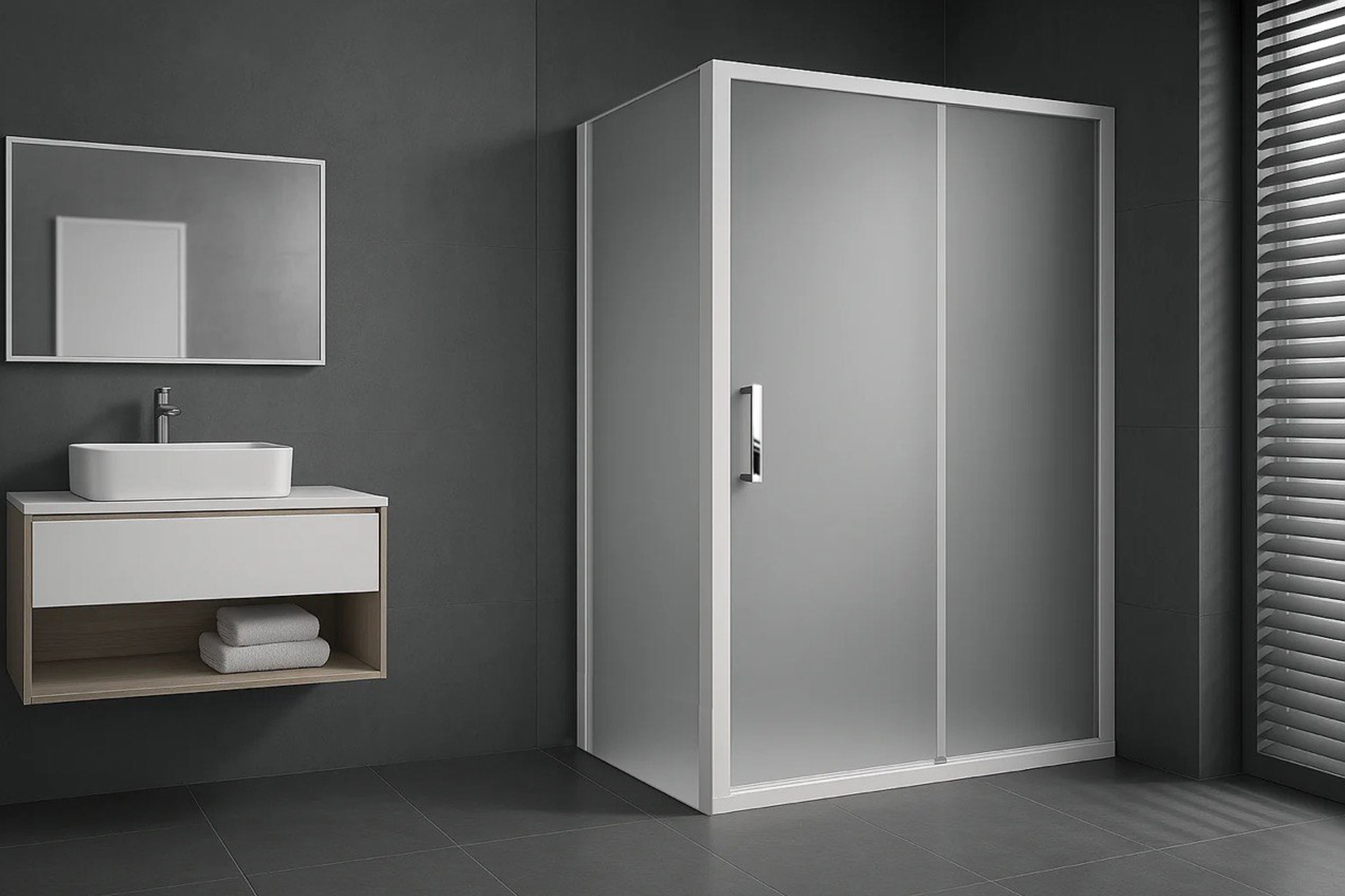 Душевой уголок Royal Bath Accord 160х70 RB 7160HPS-C стекло матовое профиль белый 52593₽