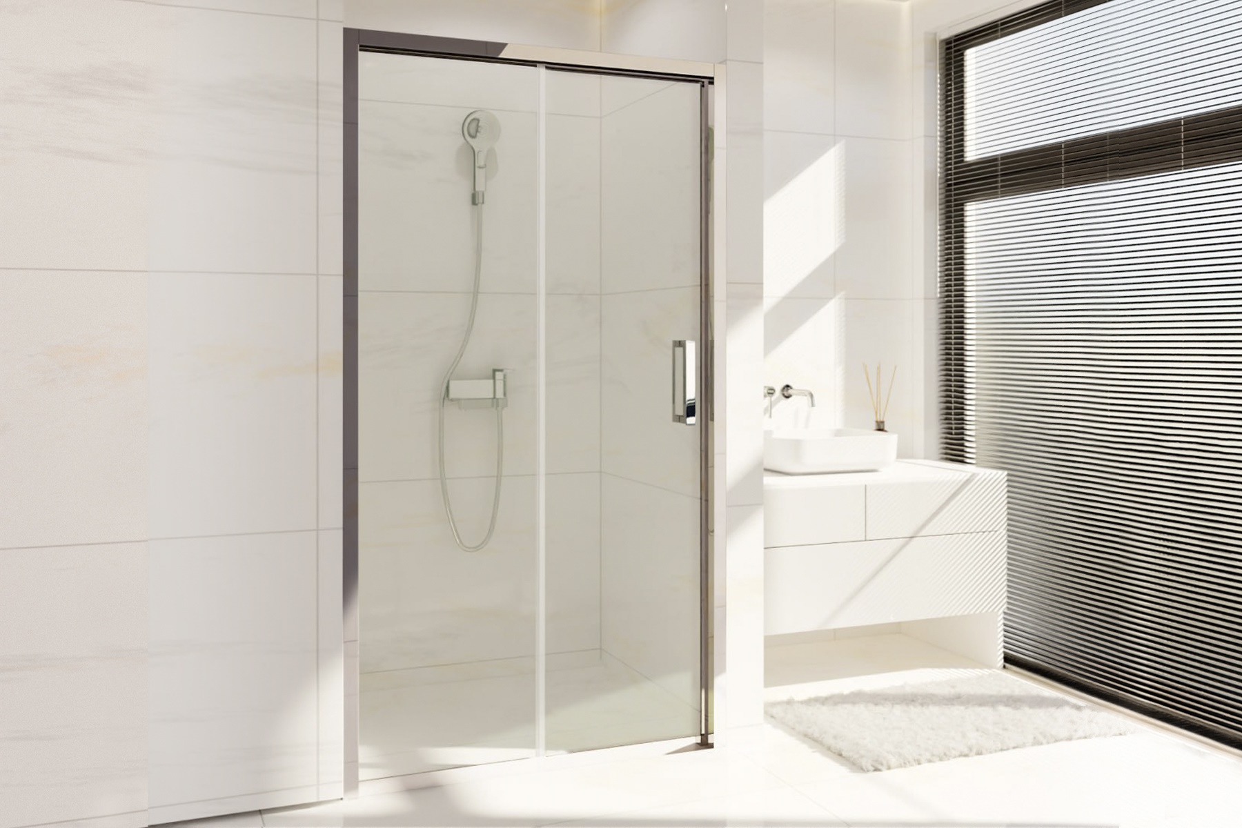 Душевая дверь в нишу Royal Bath Accord 125х200 RB HS-T-CH стекло прозрачное профиль хром 21040₽