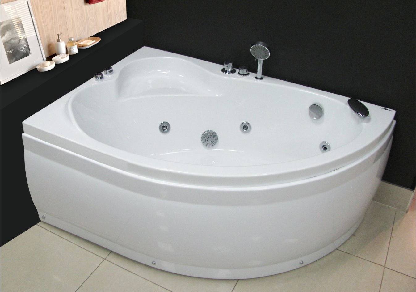 Акриловая ванна Royal Bath Alpine 140x95 L, размер 140x95, цвет белый RB819103L - фото 2