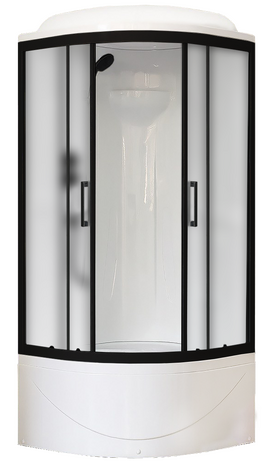 Душевая кабина Royal Bath BK RB90BK1-M-BL