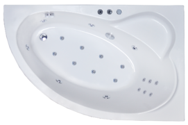 Гидромассажная ванна Royal Bath Alpine De Luxe 140x95 R