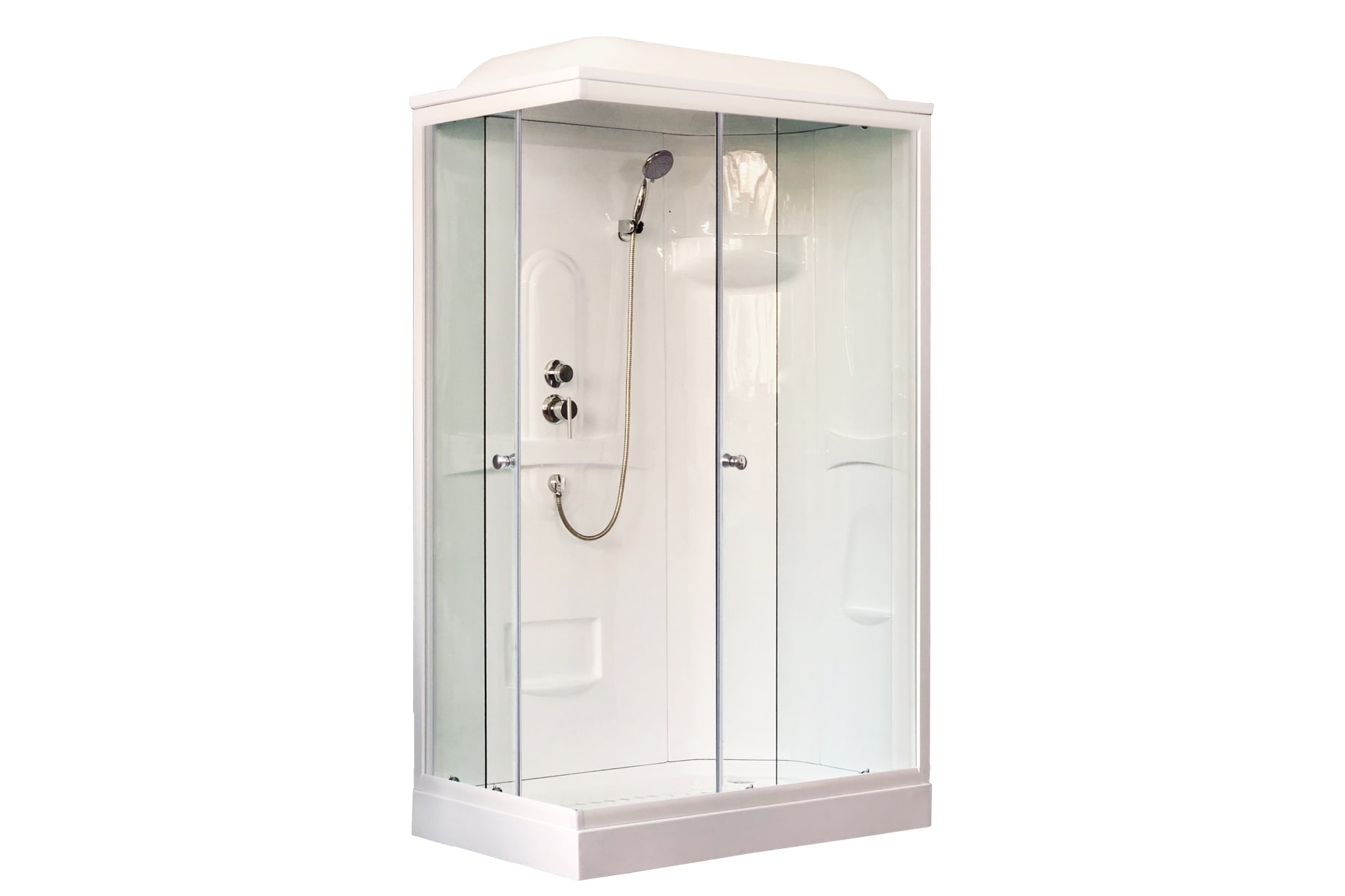 Душевая кабина Royal Bath HP 120x80 RB8120HP1-T-R правая стекло прозрачное профиль белый 32381₽