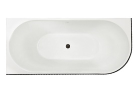 Ванна акриловая Royal Bath Nero 170x78 RB710302BL-L-BL белая