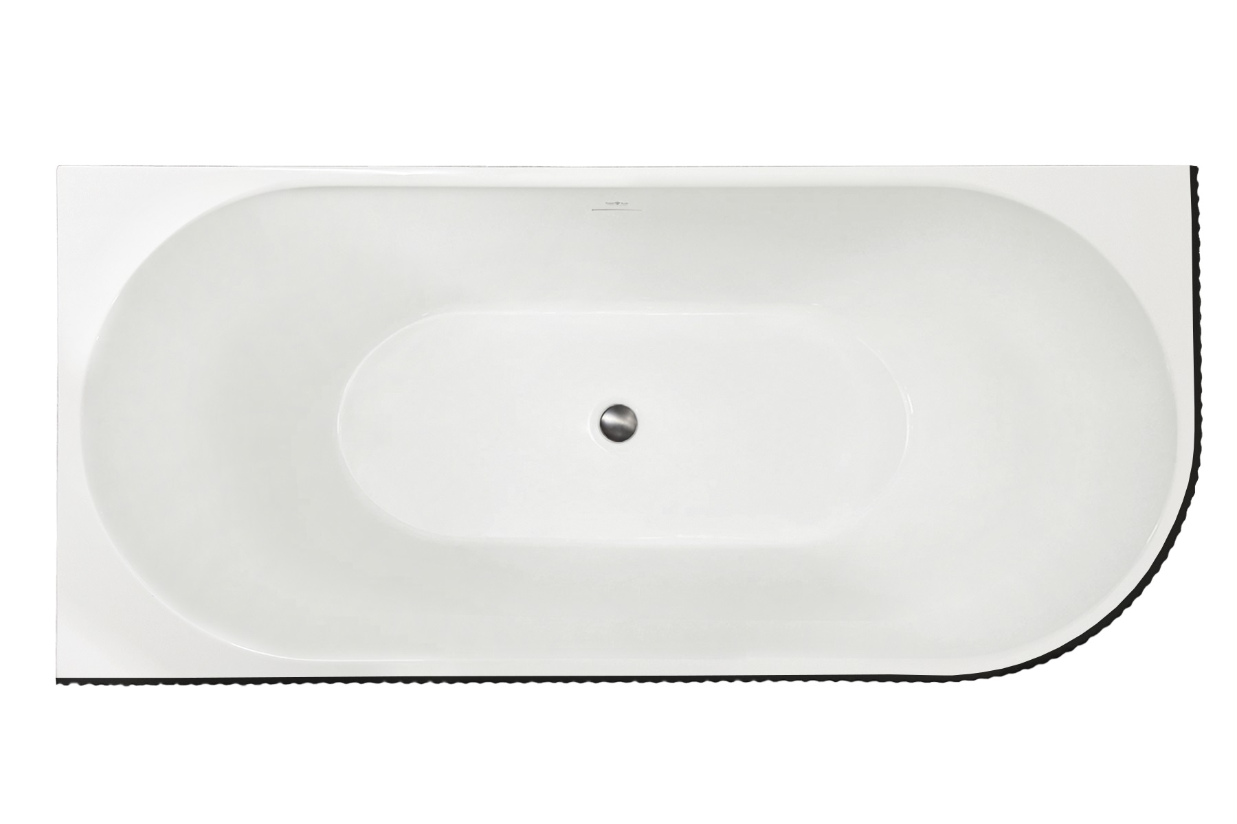 Ванна акриловая Royal Bath Nero 170x78 RB710302BL-L-GR белая 84553₽