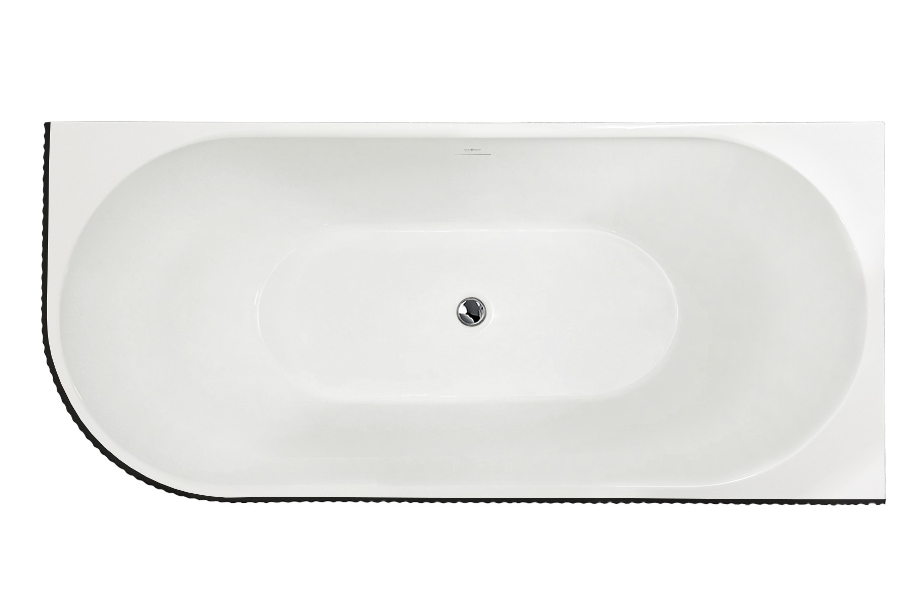 Ванна акриловая Royal Bath Nero 170x78 RB710302BL-R-CH белая 84553₽