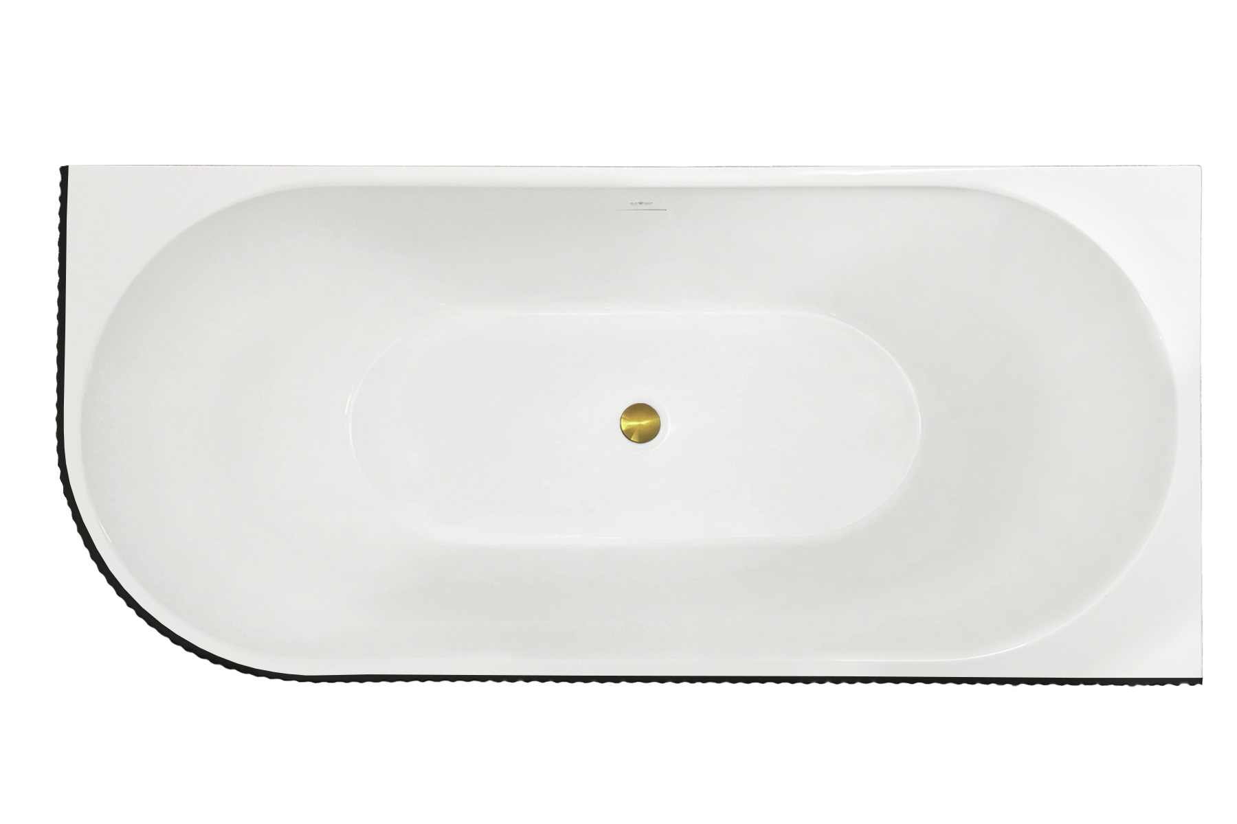 Ванна акриловая Royal Bath Nero 170x78 RB710302BL-R-GD белая 84553₽