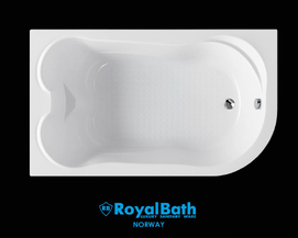 Фото Акриловая ванна Royal Bath Norway 180x120 RB331100K-L левая, белая