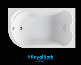 Фото Акриловая ванна Royal Bath Norway 180x120 RB331100K-R правая, белая
