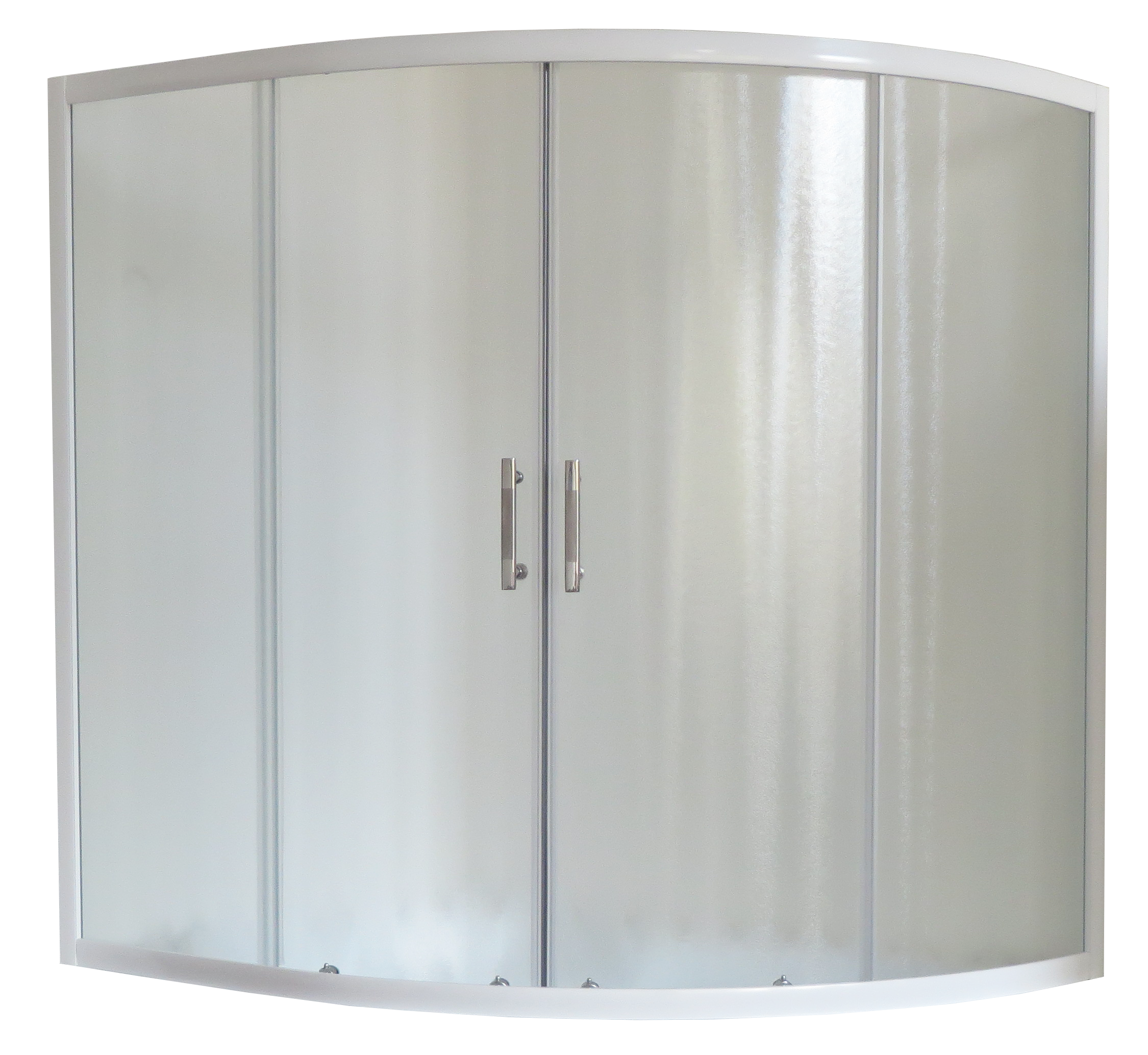 Шторка для ванны Royal Bath Alpine 160x100x150 RB160ALP-C стекло матовое профиль белый 27000₽