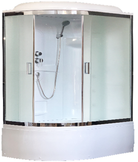 Душевая кабина Royal Bath BK RB8120BK1-T-CH-R