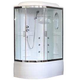 Душевая кабина Royal Bath BK RB8120BK2-T-CH-R