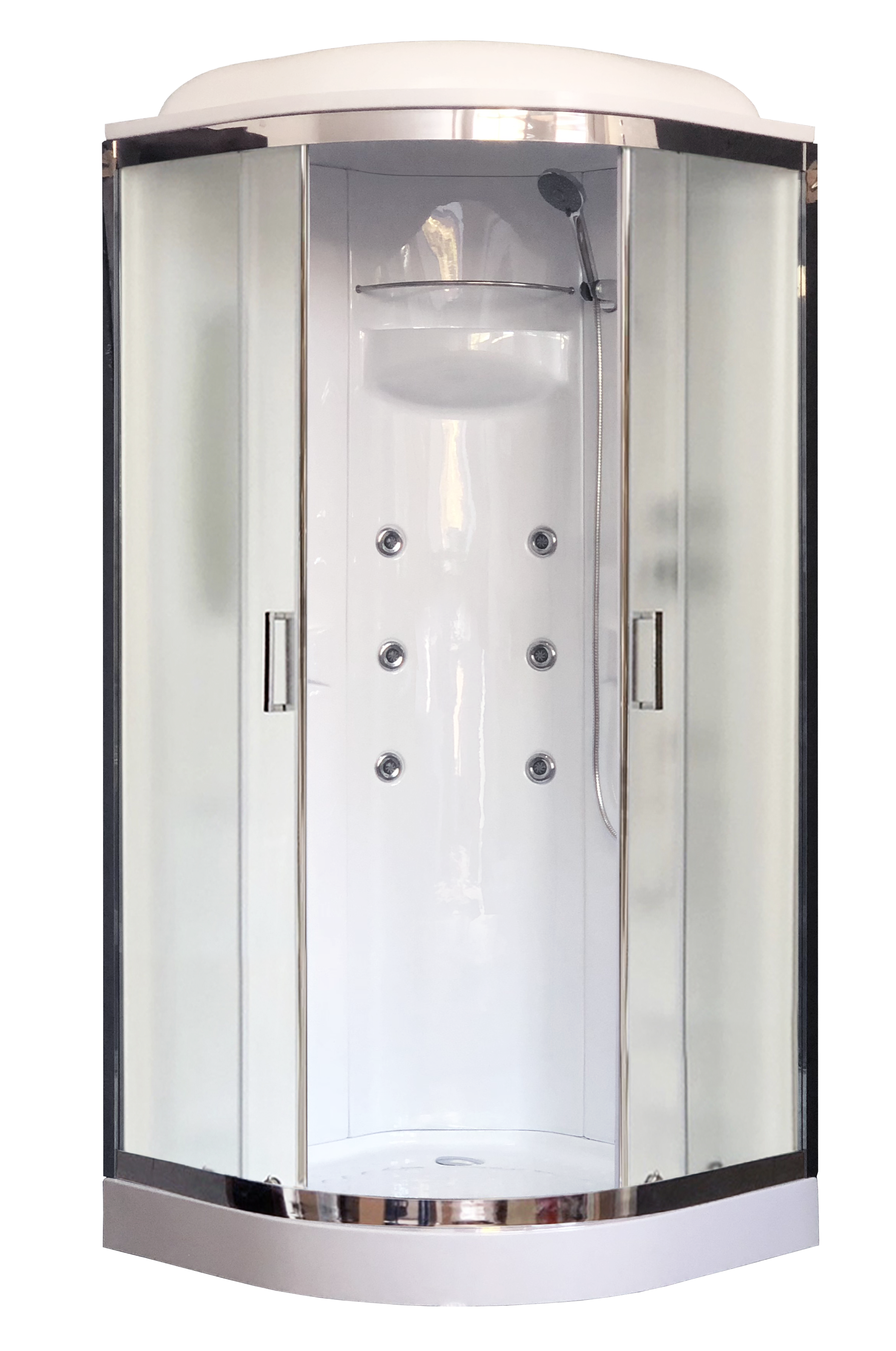 Душевая кабина Royal Bath RB 90HK2-M-CH, цвет белый RB90HK2-M-CH - фото 4