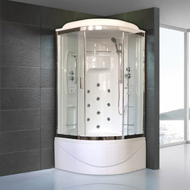 Душевая кабина Royal Bath 90х90 RB 90NRW-T-CH стекло прозрачное, профиль хром