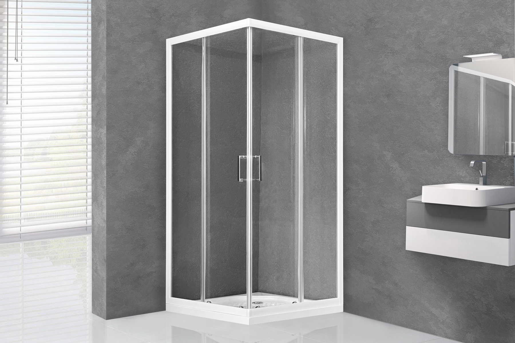 Душевой уголок Royal Bath RB75HPD-T 75x75 прозрачный