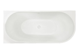 Ванна акриловая Royal Bath Riva 150x75 RB610310L-WT фурнитура белая