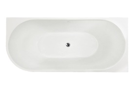 Ванна акриловая Royal Bath Riva 150x75 RB610310R-CH фурнитура хром