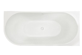 Ванна акриловая Royal Bath Riva 150x75 RB610310R-WT фурнитура белая
