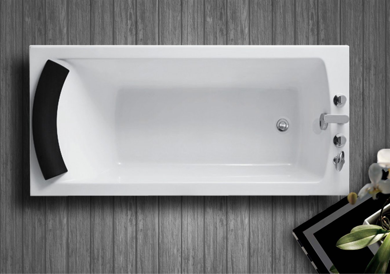 Акриловая ванна Royal Bath Vienna 150x70, размер 150x70, цвет белый RB953201 - фото 2