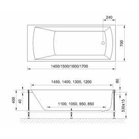    Royal Bath Vienna 170x70