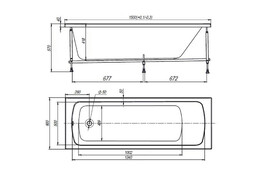 Фото Акриловая ванна Royal Bath Виенна (Vienna) 150x60 RB953511 белая