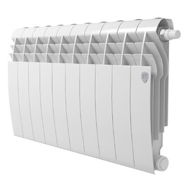 Радиатор биметаллический секционный Royal Thermo BiLiner 350 /Bianco Traffico VDR 10 секций, белый