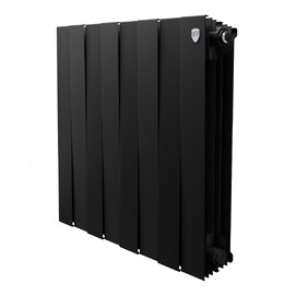 Радиатор биметаллический секционный Royal Thermo PianoForte 500 8 секций, черный