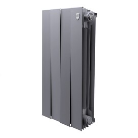 Радиатор биметаллический секционный Royal Thermo PianoForte 500 4 секции, серебристый