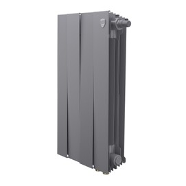Радиатор биметаллический секционный Royal Thermo PianoForte 500 VR80 4 секции, серебристый