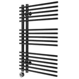 Фото Полотенцесушитель электрический Royal Thermo Pino П16 500х800 RTPI.B.16.500.800.E встроенный диммер, черный