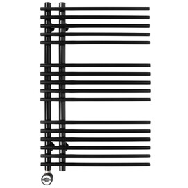 Фото Полотенцесушитель электрический Royal Thermo Pino П16 500х800 RTPI.B.16.500.800.E встроенный диммер, черный