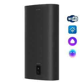 Фото Водонагреватель накопительный Royal Thermo RWH 100 Smalto Inverter Grafit настенный, черный графитовый