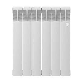 Радиатор алюминиевый Royal Thermo Revolution A 500 6 секций, белый