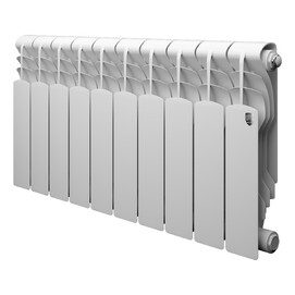 Радиатор биметаллический секционный Royal Thermo Revolution B 350 10 секций, белый