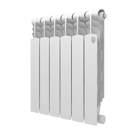 Радиатор биметаллический секционный Royal Thermo Revolution B 500 6 секций, белый