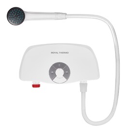 Фото Водонагреватель проточный Royal Thermo Smartfix S (5,5 kW) с душевой лейкой, настенный, белый