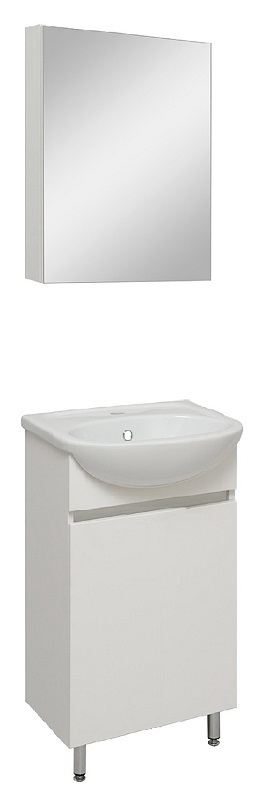 Мебель для ванной комнаты Runo Лада 40 см напольная, белая, цвет белый 00-00001194 - фото 2