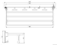 Полка rush edge ed77623