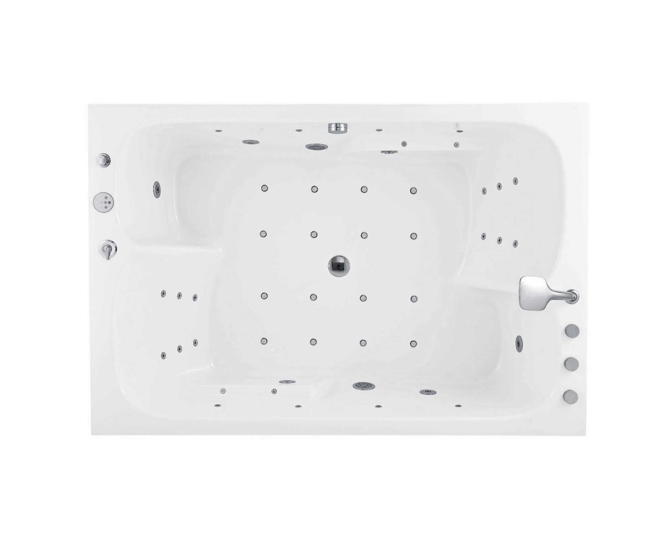 Ванна гидромассажная SSWW 180x120 A1905 белая глянцевая