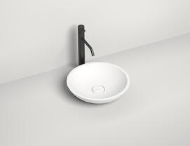 Раковина накладная Salini  Callista 05 S-Stone 37 см 1101205SM из искусственного камня, матовая белая