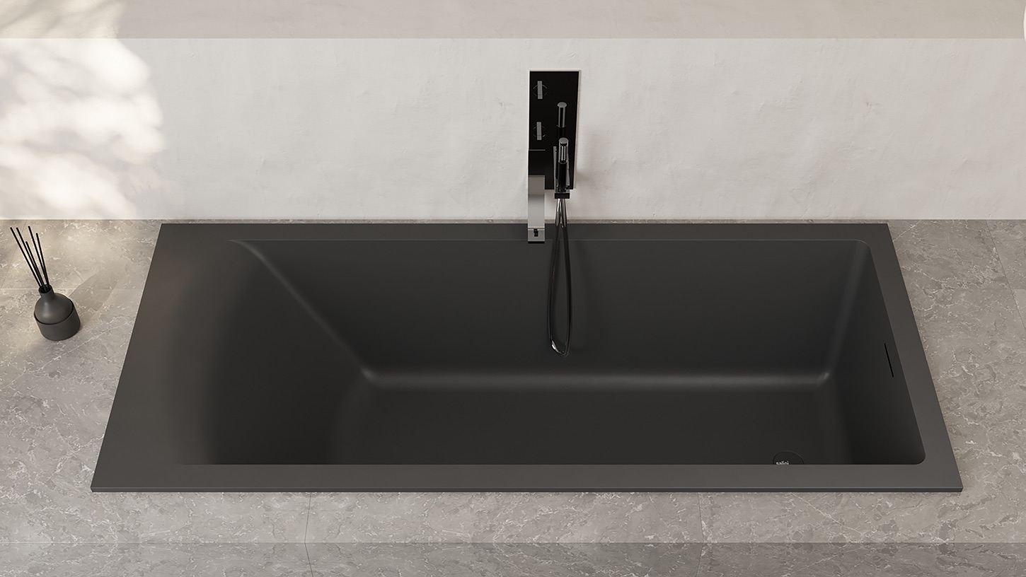 Ванна из искусственного камня Salini Cascata 104323MRF 170x75 S-Stone цвет по RAL полностью, размер 170x75 - фото 11