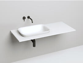 Раковина встраиваемая сверху Salini  Marea 02 S-Stone 60 см 1802202M из искусственного камня, матовая белая