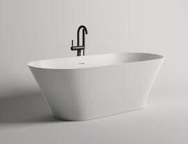 Ванна из искусственного камня Salini  Mona S-stone 180x80 102921M белая матовая, отдельностоящая